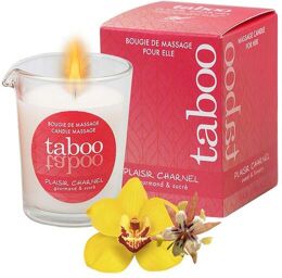 Bougie de Massage Taboo Pour Elle
