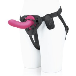 - 6 Curved Ripple Silicone Peg with harness included