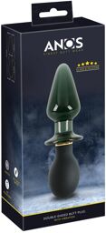 Plug anal à double extrémité avec vibration
