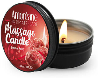 Amoreane Bougie de Massage Rose Éternelle - 30 ml