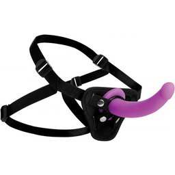 - Gode point G en silicone Navigator avec harnais
