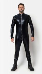 Combinaison Laquée Sweety homme Noir