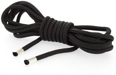 Corde bondage doux, Noir 10M