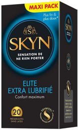 Préservatifs Elite Extra Lubrifié Boîte de 20