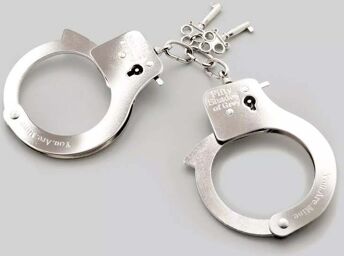 Menottes en Métal You Are Mine Argenté