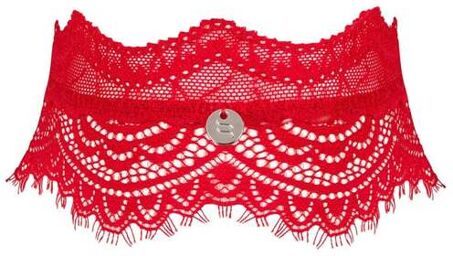 Tour de Cou Bergamore Rouge Rouge