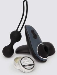 Pack pour Couple Desire Blooms x Womanizer Noir
