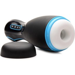 THE MILKER - Extreme 16X Masturbateur Aspirant - Noir/Bleu