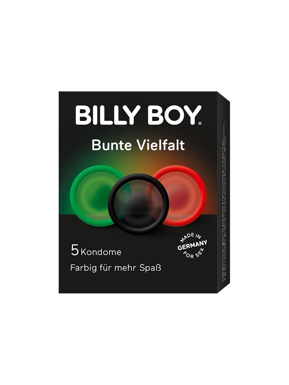 Préservatifs Billy Boy Colorés Boîte de 5