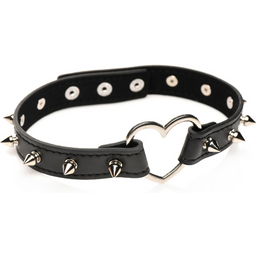 Collier Ras du cou en Forme de Cœur à Pointes