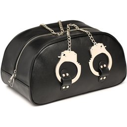 Sac de voyage de bondage avec menottes - Noir