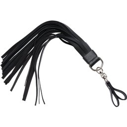 Flogger à deux lanières en cuir