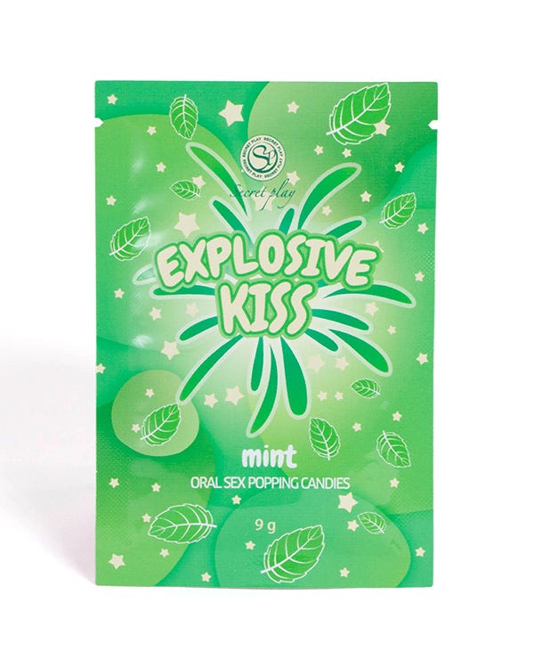 Bonbons pétillants spécial sexe oral goût menthe