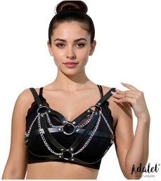 Karina Top Cuero Vegano avec Chaînes Taille Unique
