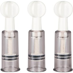 Easytoys Fetish - Ventouses pour clitoris et tétons - 3 pièces