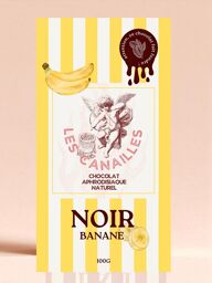 Tablette Aphrodisiaque Chocolat Noir Banane - 100g