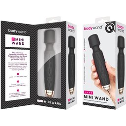 - Luxe Mini USB Wand Vibrator Black