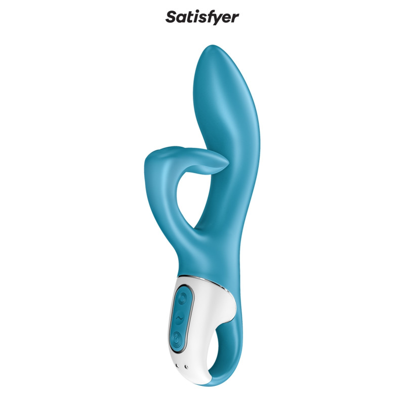 Vibro Rabbit Embrace Me Bleu