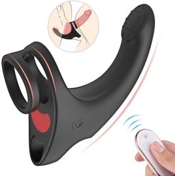 Cockring et Stimulateur périnée Fingeus 10 x 2.5cm - Anneau 30mm