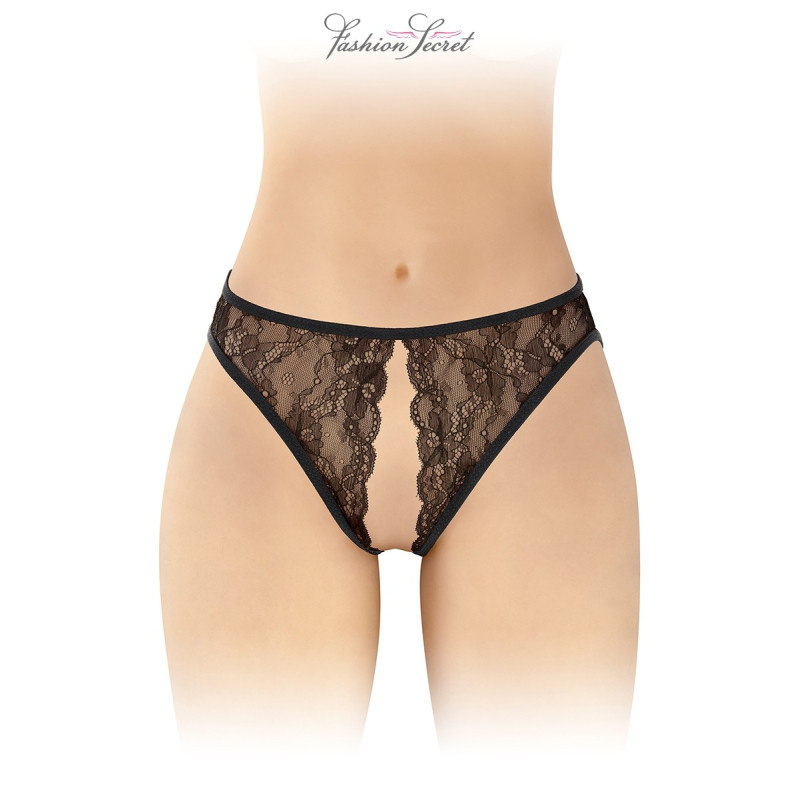 String noir ouvert Victoria
