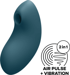 Stimulateur clitoridien par air pulsé et vibration bleu USB Vulva Lover 2 Satisfyer