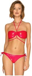Maillot de Bain 2 Pièces Wetlook Rouge Coralya Rouge