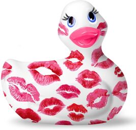Canard Vibrant I Rub My Duckie 2.0 Romance Kiss Rose et Blanc