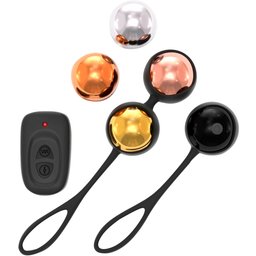 Ensemble de Boules de Geisha Kegel Vibrantes Télécommandées