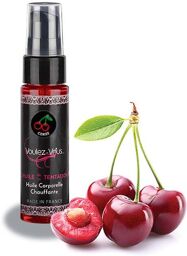 Huile Comestible & Chauffante Cerise Huile de la Tentation