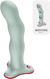 Dildo flexible avec vibrations silencieuses et ventouse puissante Vert Vert