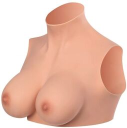 buste poitrine col haut couleur mat taille L