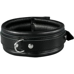 Collier en cuir noir