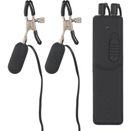 Pinces à tétons avec vibrateur