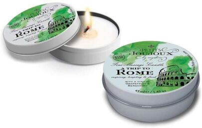 Mini Bougie de Massage A Trip to Rome Pamplemousse & Bergamote Vert