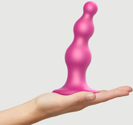 Plug anal BEADS Rose taille M