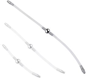 Double Tige d'urètre flexible Flexi Duo 34cm - Diamètre 8mm