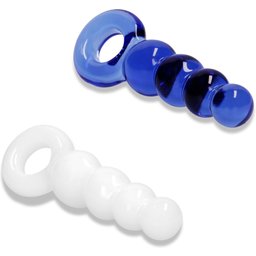 Chaîne Anale Tickler en Verre
