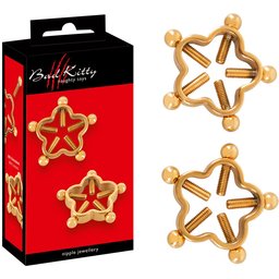 Pinces à Tétons Etoile Dorée