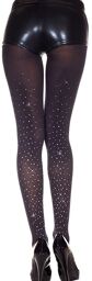 Collant noir de soirée avec strass Noir