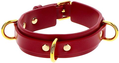 Collier D-Ring Rouge