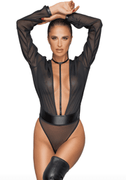 F328 Mesh body avec sangle réglable Noir