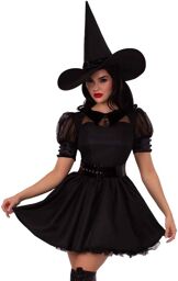 Costume sorcière Bewitching 3 pièces M Noir