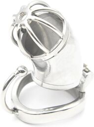 Cage de chasteté en métal Hook Open 7 x 3.3cm