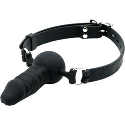 Bâillon en silicone avec gode