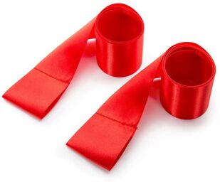 Rubans bondage soyeux Oh! Rouge