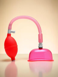 Pompe vaginale ergonomique avec kit de succion rose