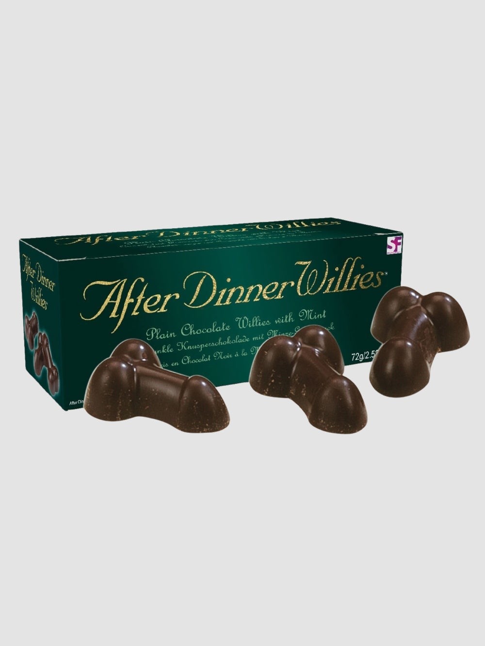 Zizis en Chocolat Fourrés Menthe After Dinner Willies