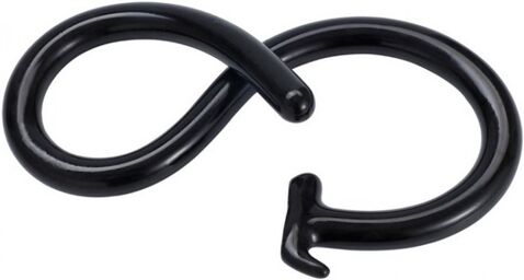 Gode long Mega Snake 100 x 3cm Noir