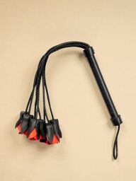 Fouet Roses - Noir et Rouge