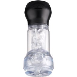 Feel Pocket Crystal Stroker with PowerBlow Suction Cap Combo